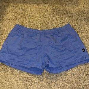Womens 3” Patagonia Baggies / periwinkle